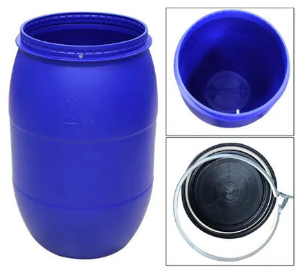 करोश़न प्रूफ मज़बूत सीलिंग फ़ूड स्टोरेज ड्रम HDPE ओपन टॉप बैरल केग