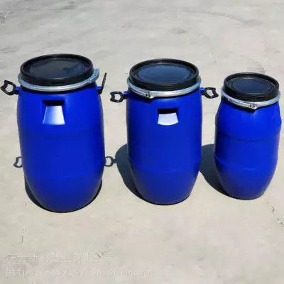 HDPE 25 लीटर बैरल लाइटवेट 25L सीलबंद प्लास्टिक ड्रम राउंड