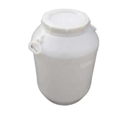 HDPE क्लियर प्लास्टिक बैरल ड्रम 50L - 60L भोजन श्रेणी गोल आकार
