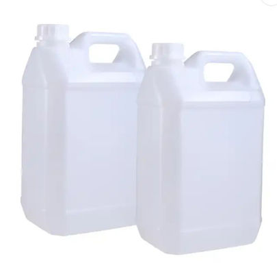 0.38mm 10L प्लास्टिक ऑयल जेरी कैन ड्रम विथ थ्रेड लिड एंड हैंडल स्वनिर्धारित लोगो